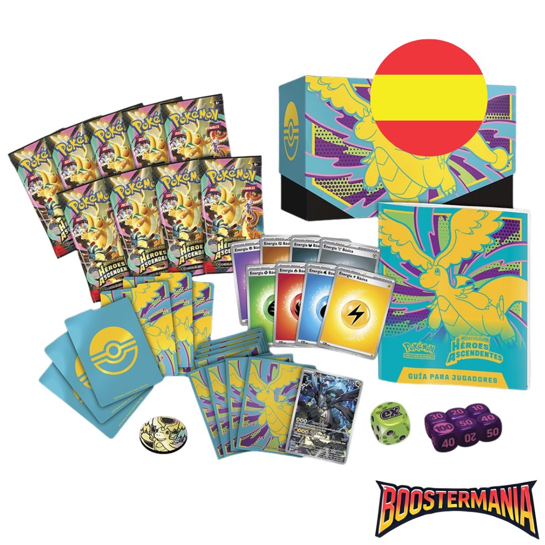 Elite Trainer Box (ETB) – Pokémon Héroes Ascendentes en Español - Imagen 2